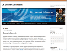Tablet Screenshot of lennartjohnsson.com